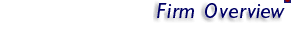 Firm Overview